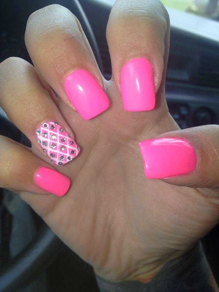 Pink Acrylic Nail Designs
 New Option 2015 For Acrylic Nails Style Fashionip