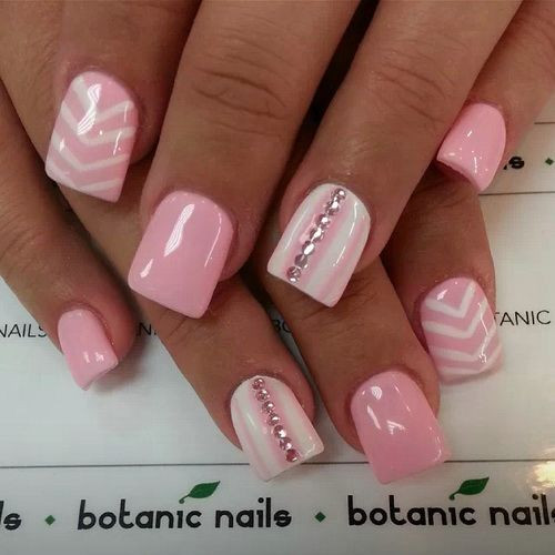 Pink Acrylic Nail Designs
 60 Best Pink Acrylic Nail Art Designs