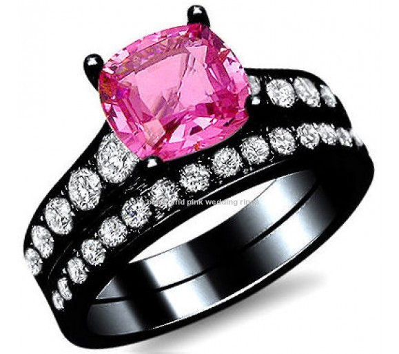 Pink And Black Wedding Rings
 All Best Black Wedding Rings