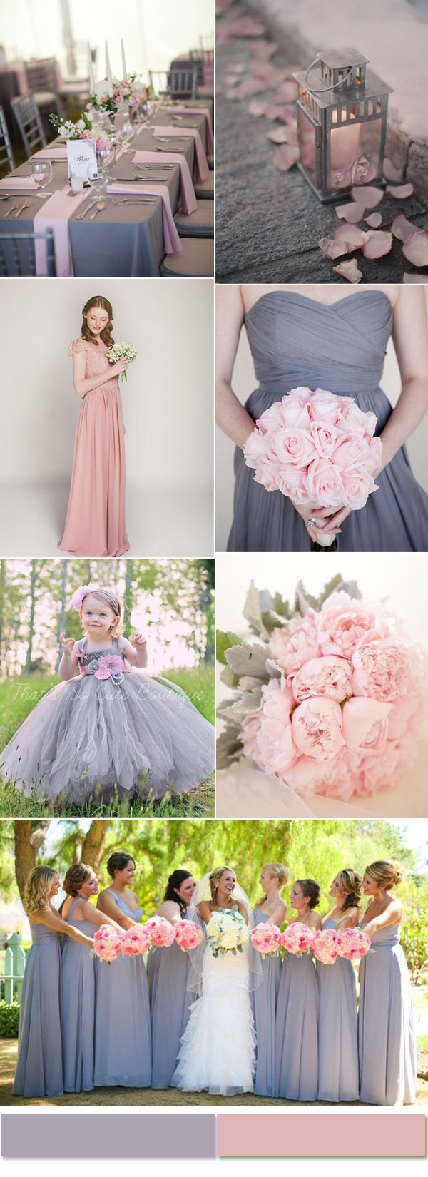 Pink And Grey Wedding Colors
 2017 Most Trendy and Hot Color binations Based on the