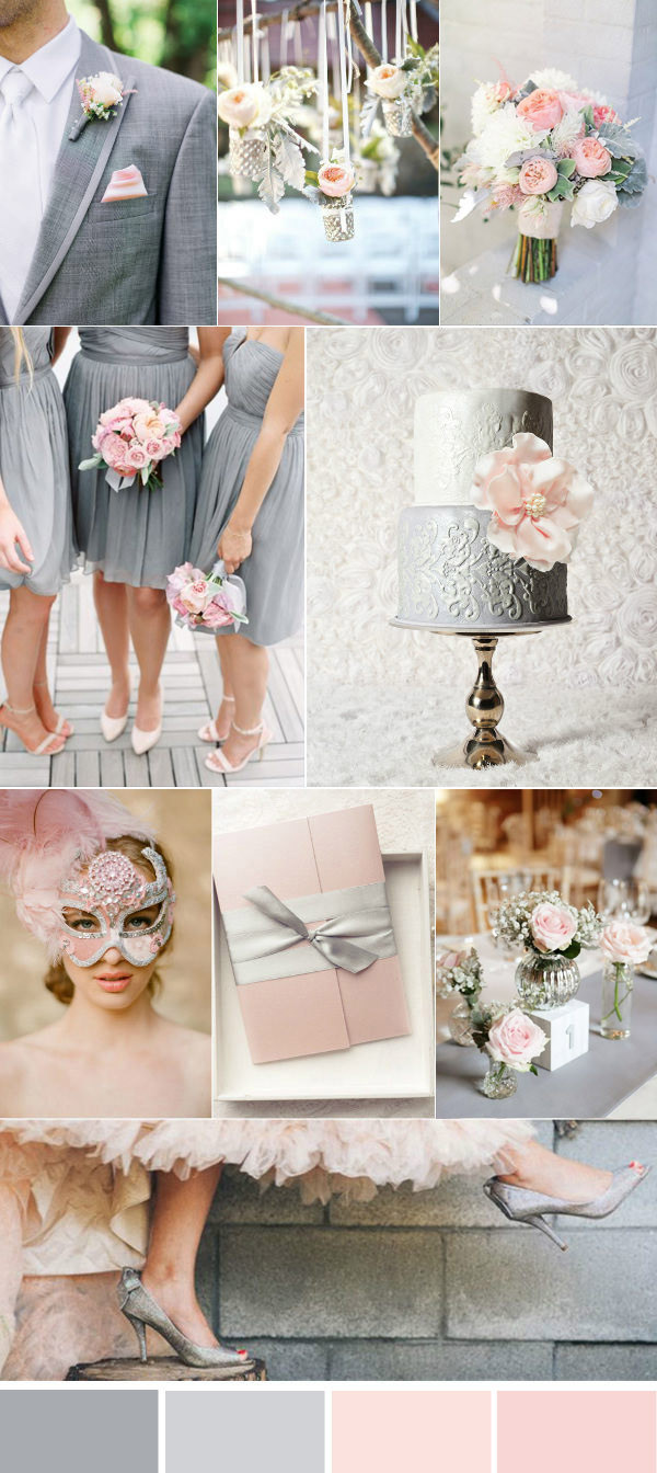 Pink And Grey Wedding Colors
 Elegantweddinginvites Blog