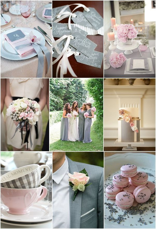 Pink And Grey Wedding Colors
 The Most Popular Wedding Themes and Colors for 2017 2019