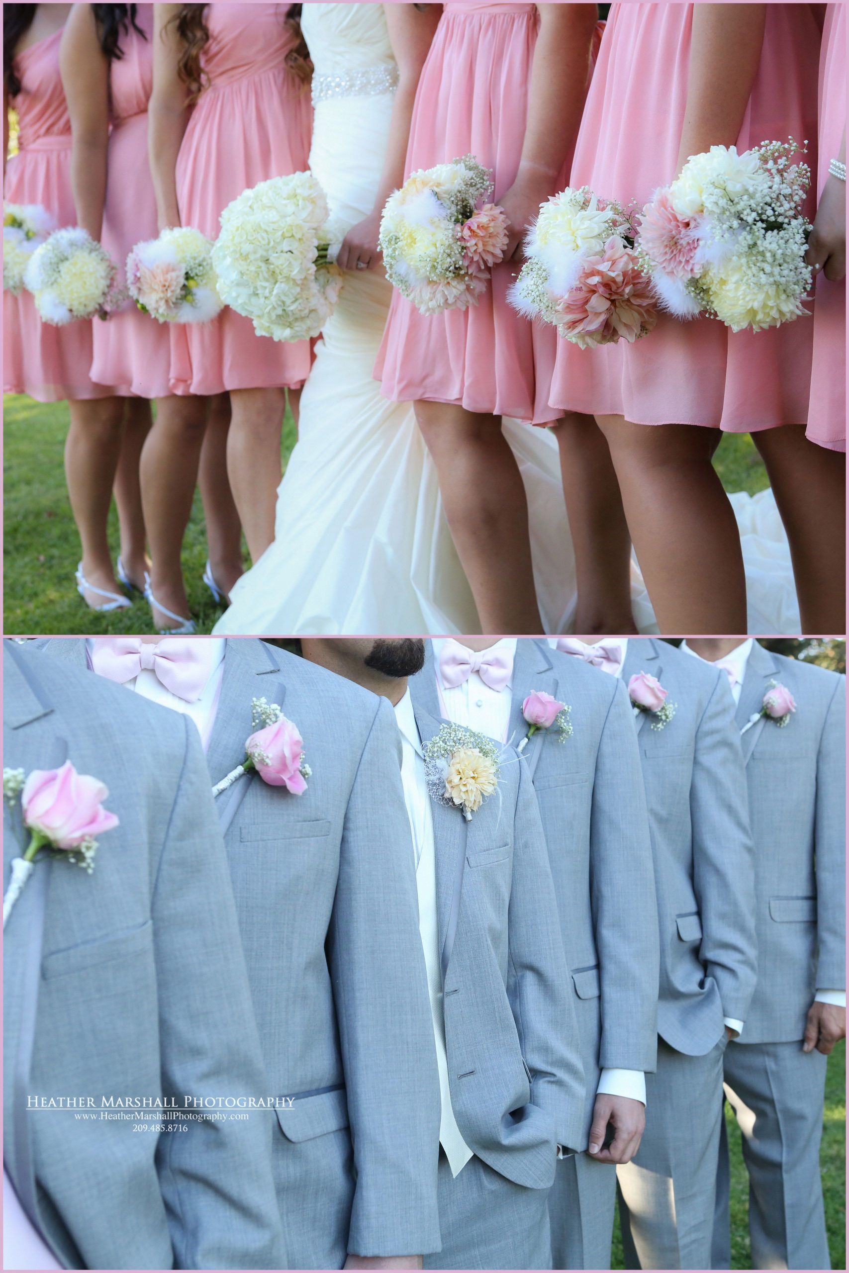 Pink And Grey Wedding Colors
 blush pink & gray wedding colors Pink wedding