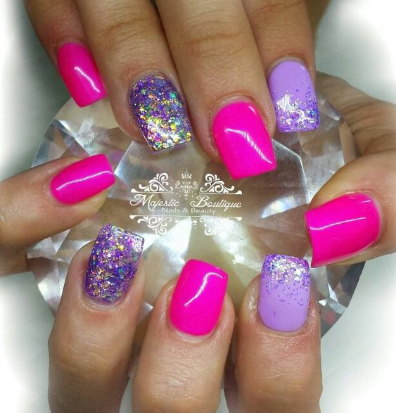 Pink And Purple Nail Designs
 Awesome Nail Art Designs for Easter