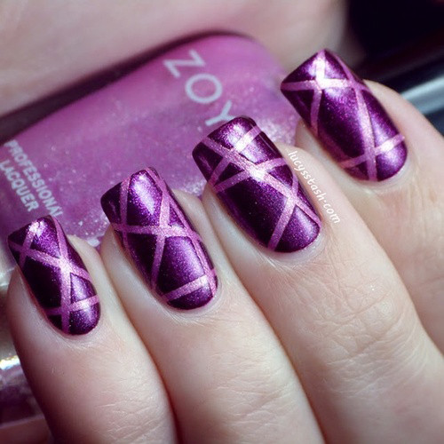 Pink And Purple Nail Designs
 Meryem Uzerli Nail Art Designs