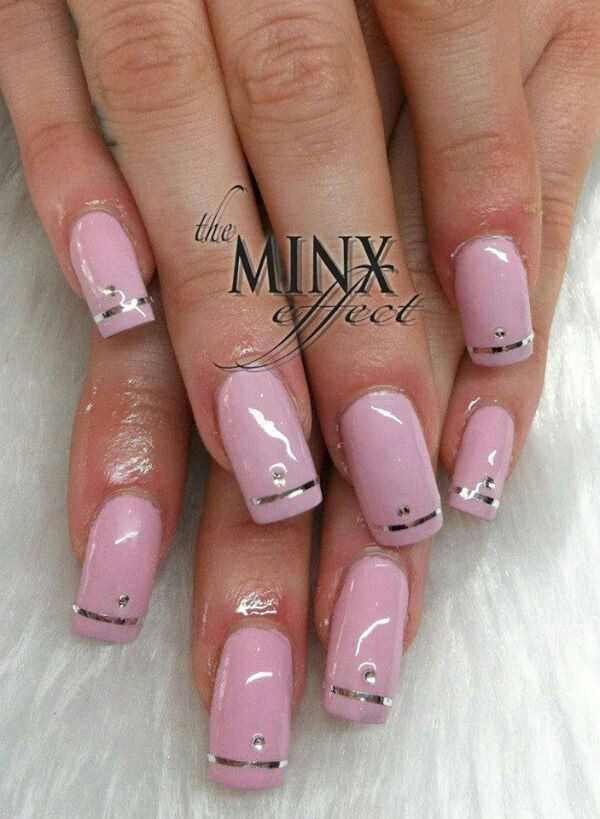 Pink And Silver Nail Designs
 s Bild Galeria NAIL ART WITH PINK AND SILVER