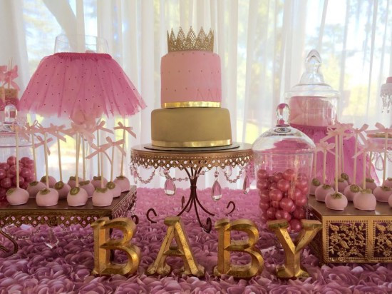 Pink Baby Shower Decoration Ideas
 Tutu and Tiara Baby Shower Baby Shower Ideas Themes