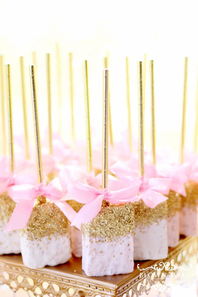 Pink Desserts For Baby Shower
 Loving the party dessert at Princess Kaylah s Baby Shower