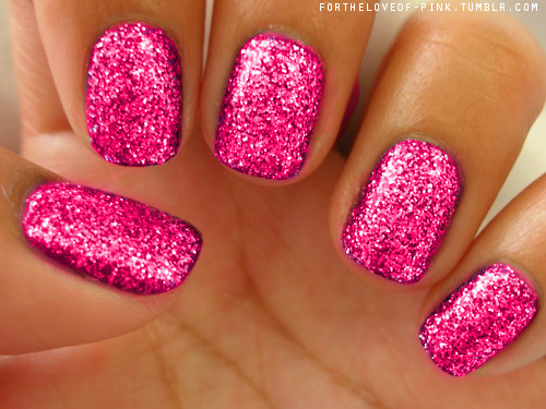 Pink Glitter Nails
 y Pink Glitter Nails s and for