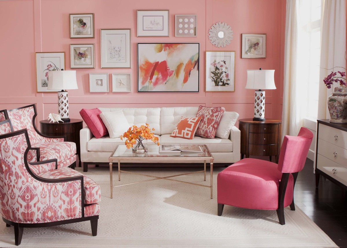 Pink Living Room Chair
 51 Pink Living Rooms With Tips Ideas And Accessories To
