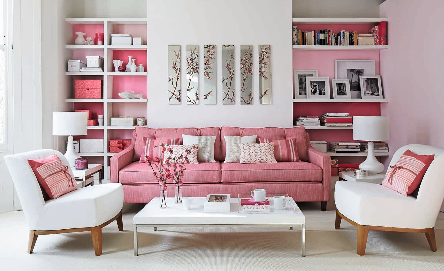 Pink Living Room Chair
 creative juice Think Pink