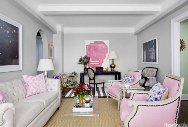 Pink Living Room Chair
 Osborne & Little Maharani