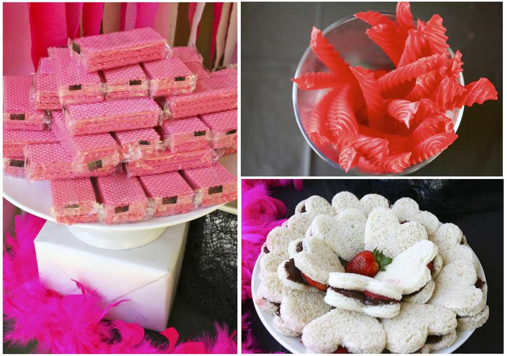 Pink Party Food Ideas
 Pink & Red Ladybugs Birthday Party Ideas