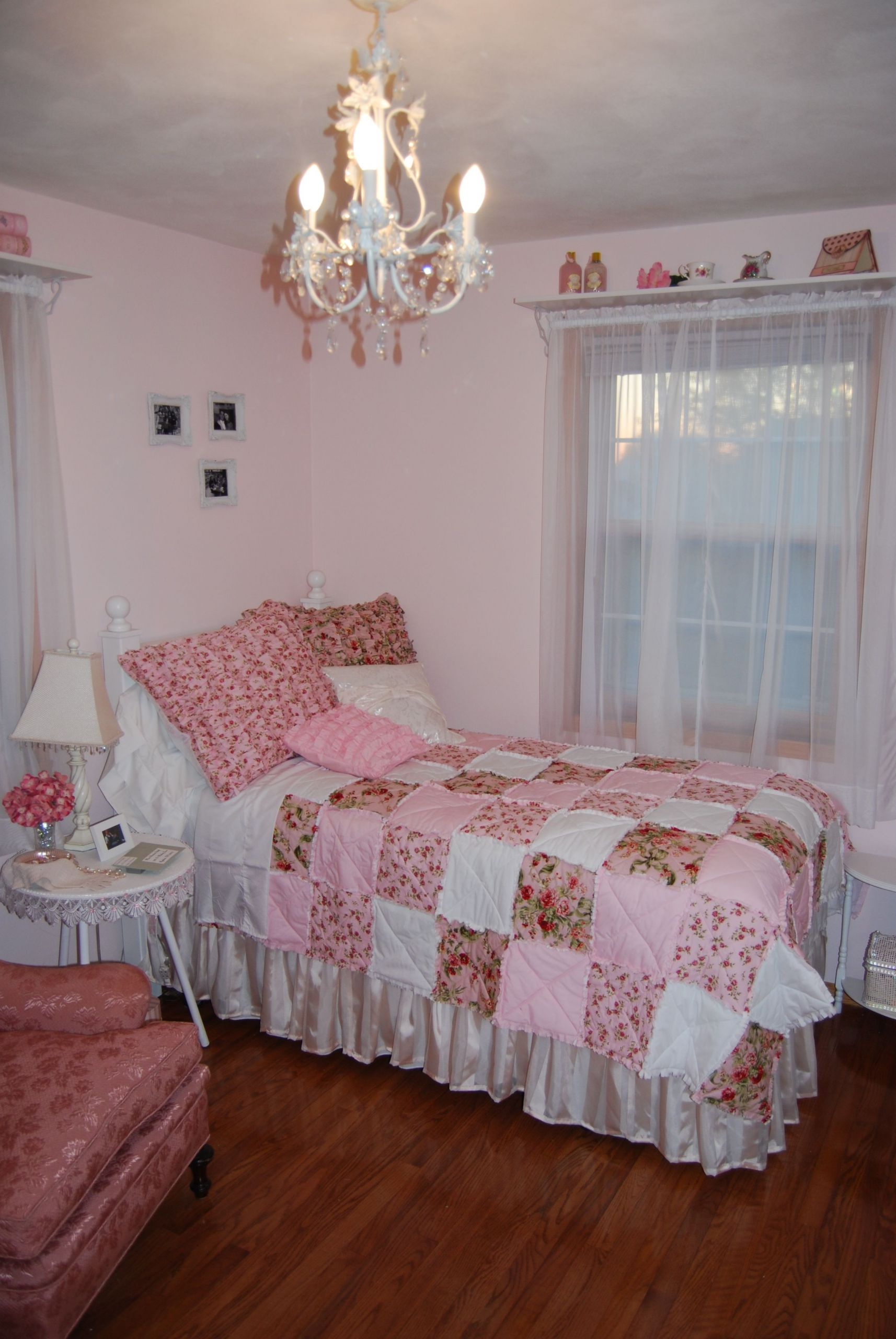 Pink Shabby Chic Bedroom
 Pink shabby chic bedroom masterbedroom
