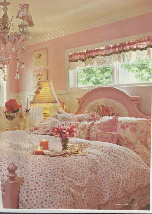 Pink Shabby Chic Bedroom
 Pretty Pink Bedroom very shabby chic Bedrooms