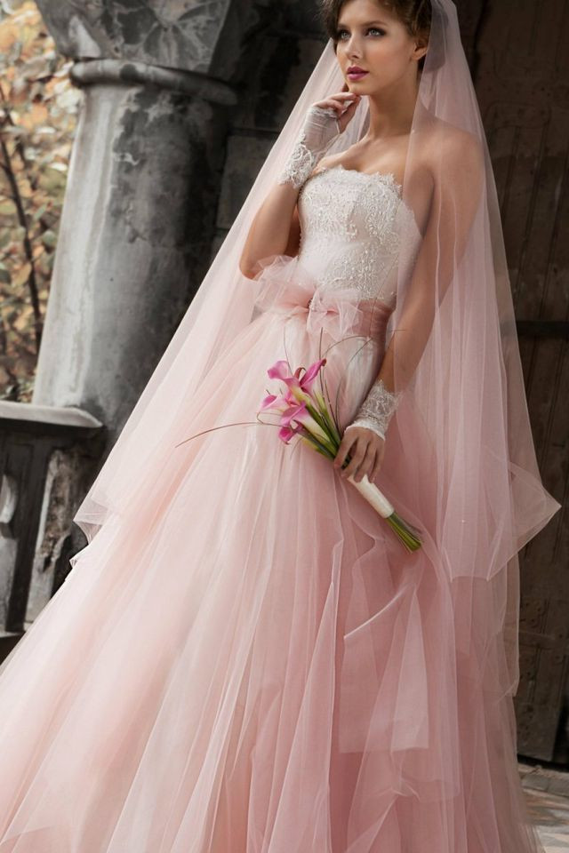 Pink Wedding Veils
 Pink Wedding Dresses