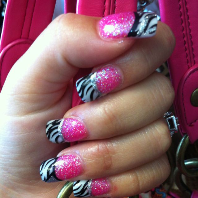 Pink Zebra Nail Designs
 The Hot Pink Zebra Nail Design By Mary att