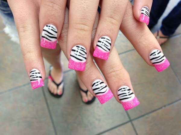 Pink Zebra Nail Designs
 21 Easy Pink Nail Designs Easyday
