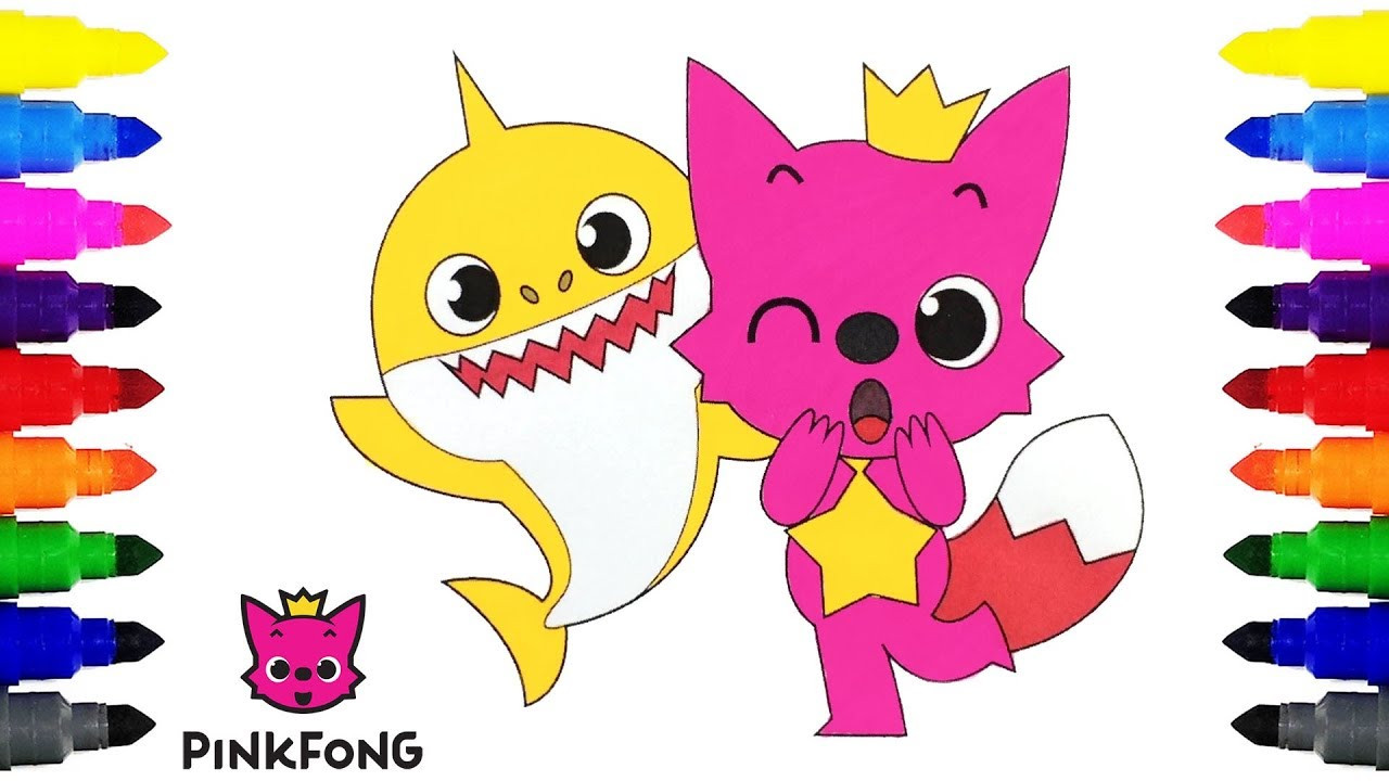 Pinkfong Baby Shark Coloring Pages
 Pinkfong Baby Shark Coloring Pages for Kids