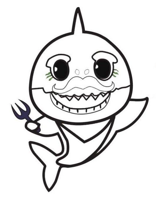 Pinkfong Baby Shark Coloring Pages
 4 Best Baby Shark Pinkfong Coloring Sheets for Children