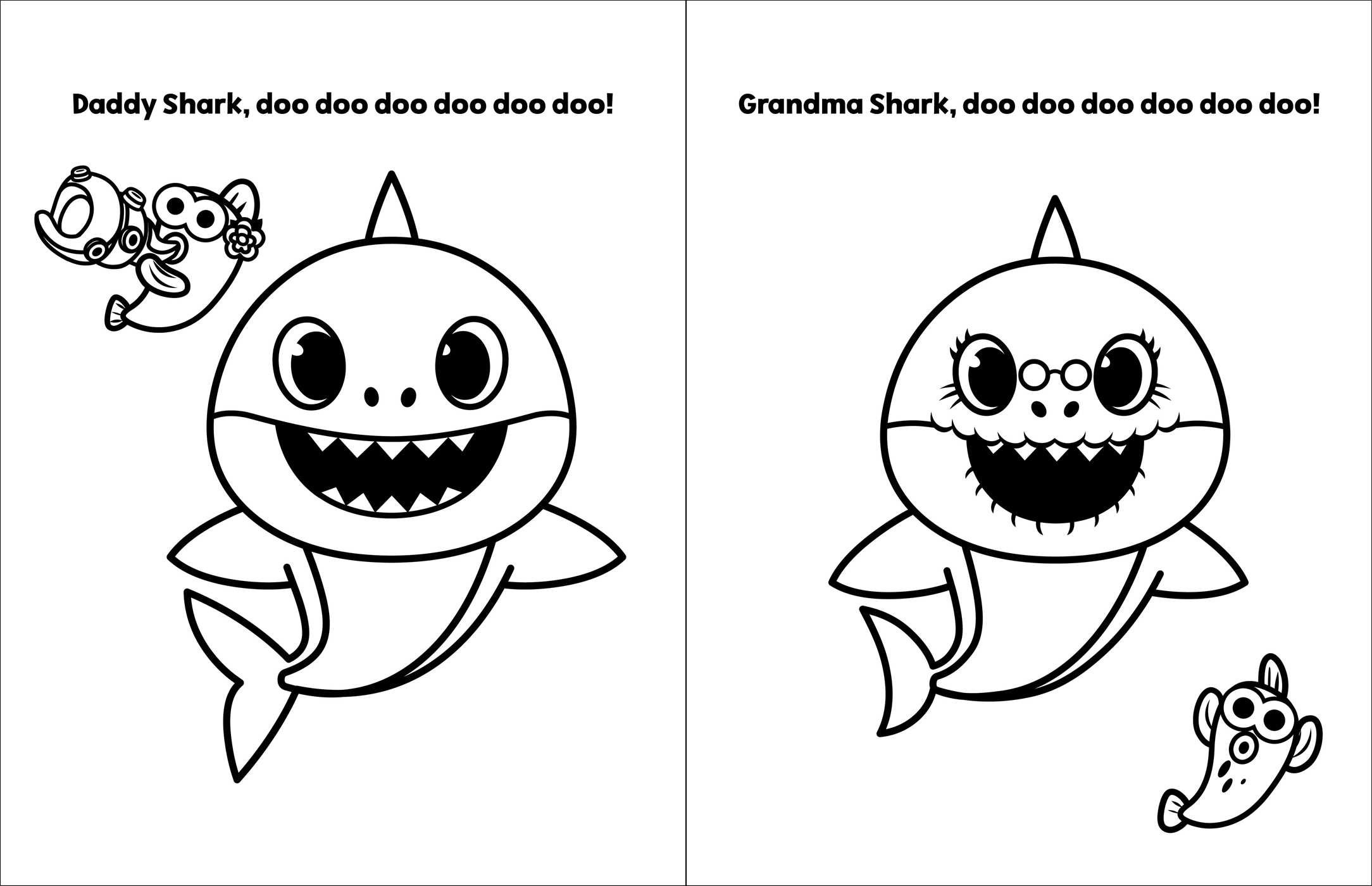 Pinkfong Baby Shark Coloring Pages
 Pinkfong Baby Shark My First Big Book of Coloring