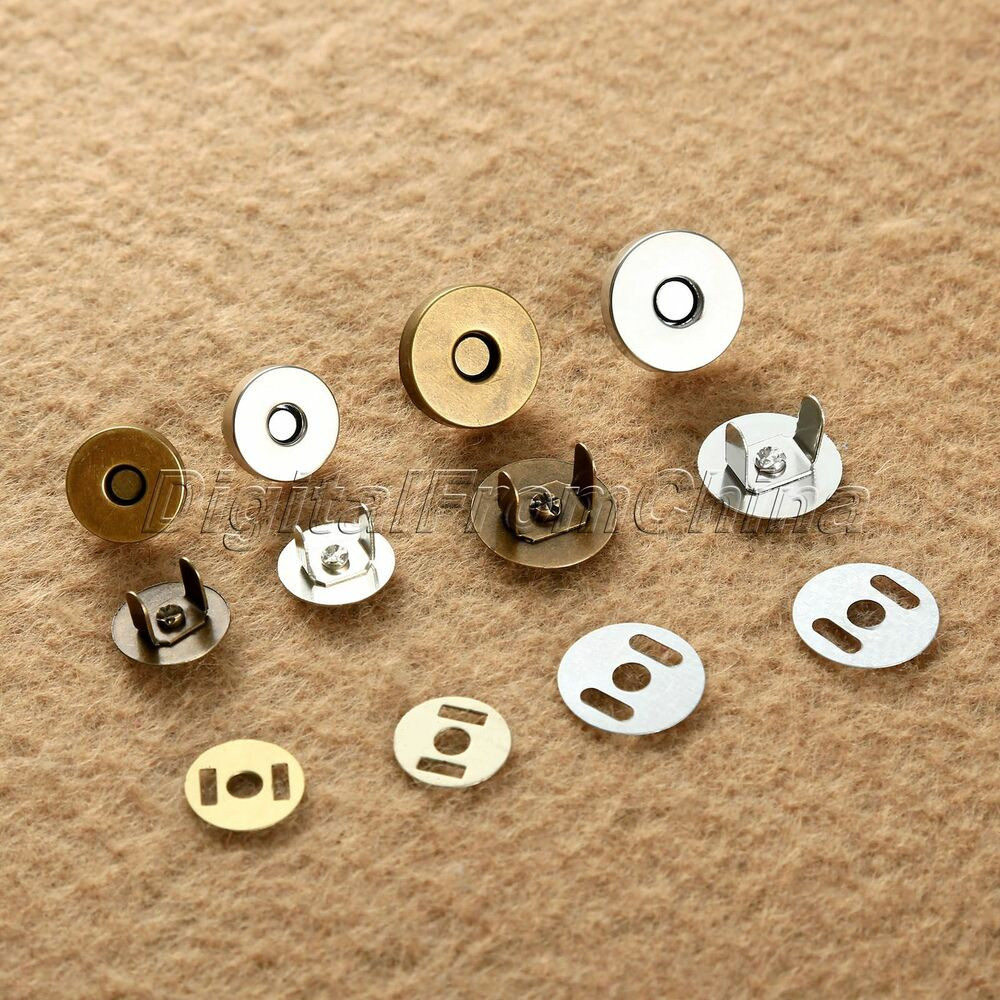 Pins Button
 14mm 18mm Round Magnetic Snap Fasteners Clasps Buttons For