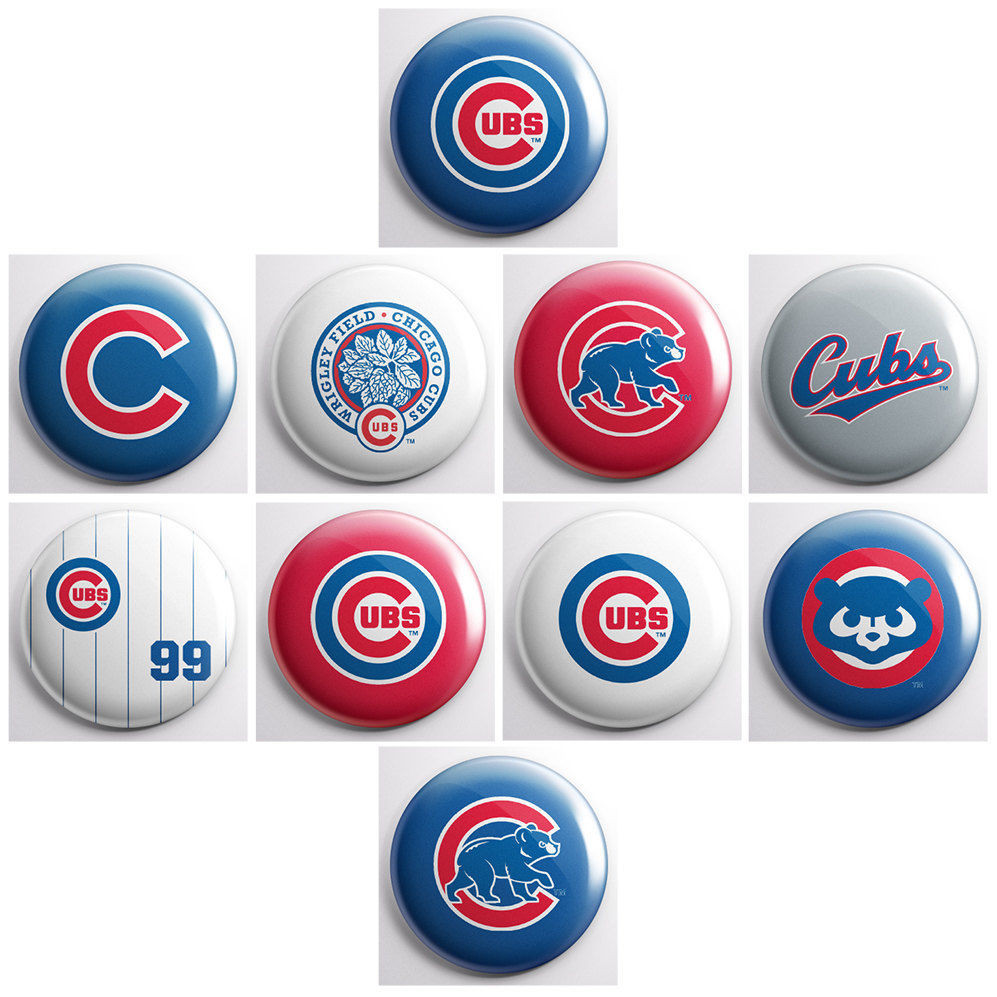 Pins Button
 CHICAGO CUBS MLB baseball pinback buttons sports team