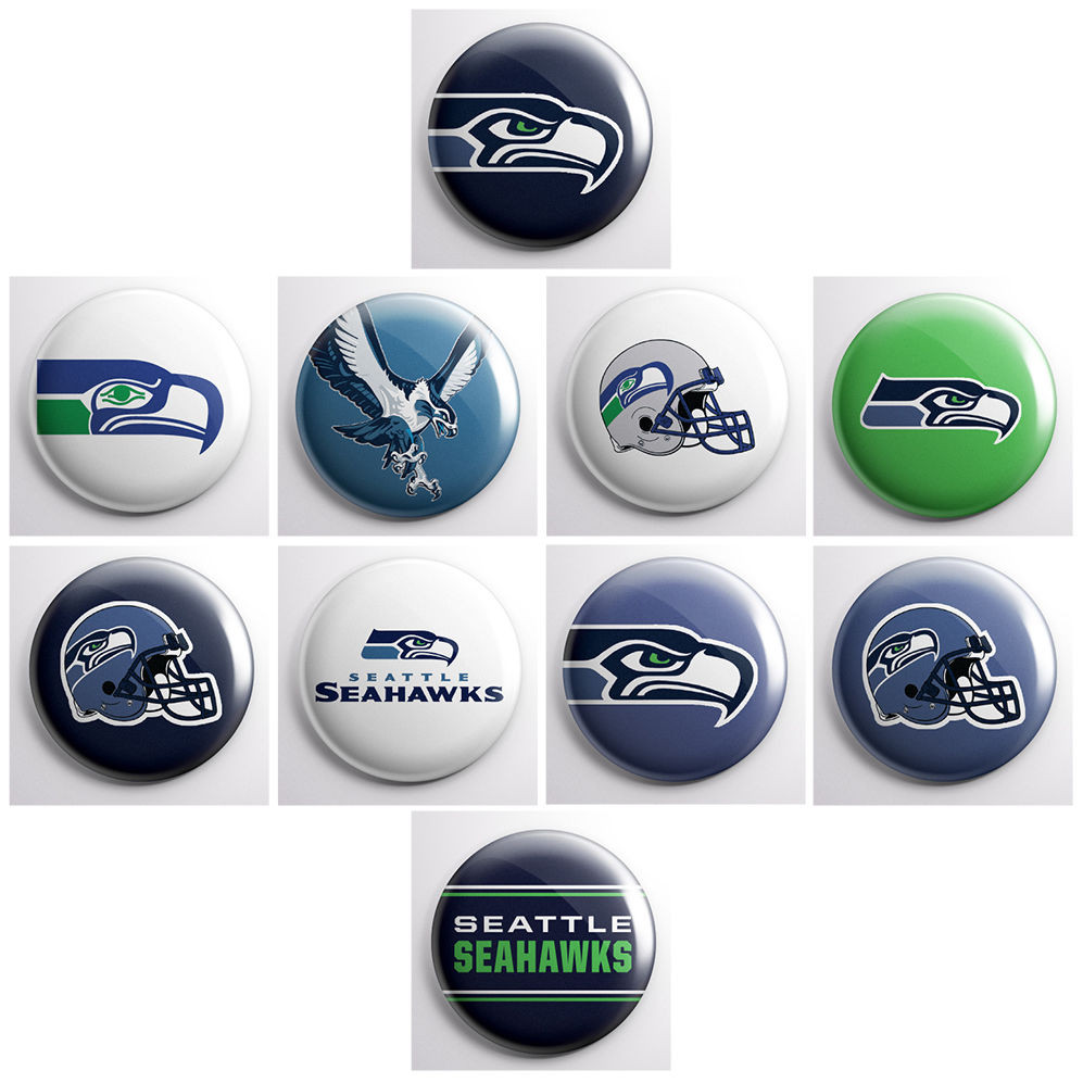 Pins Button
 SEATTLE SEAHAWKS NFL pinback buttons sports team pin
