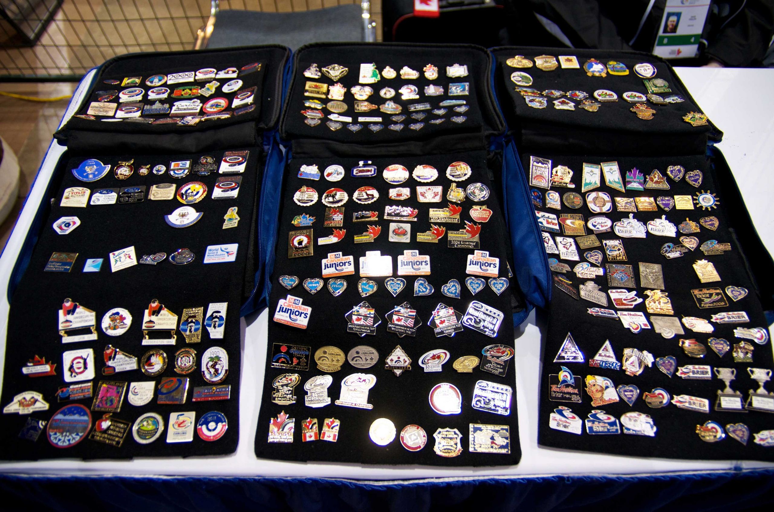Pins Collection
 Pin collecting big part of curling