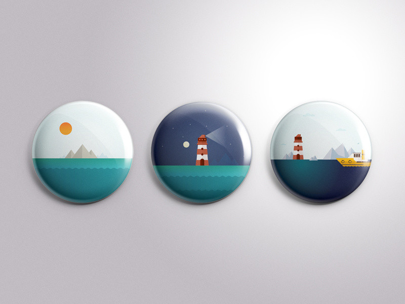 Pins Design
 Pin badges Icon series by MadeByStudioJQ Dribbble