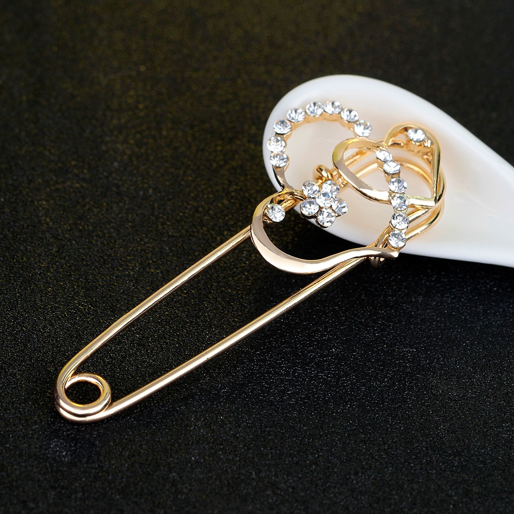 Pins Fashion
 12 style Latest Safety Pins Gold Brooch Fashion Jewelry