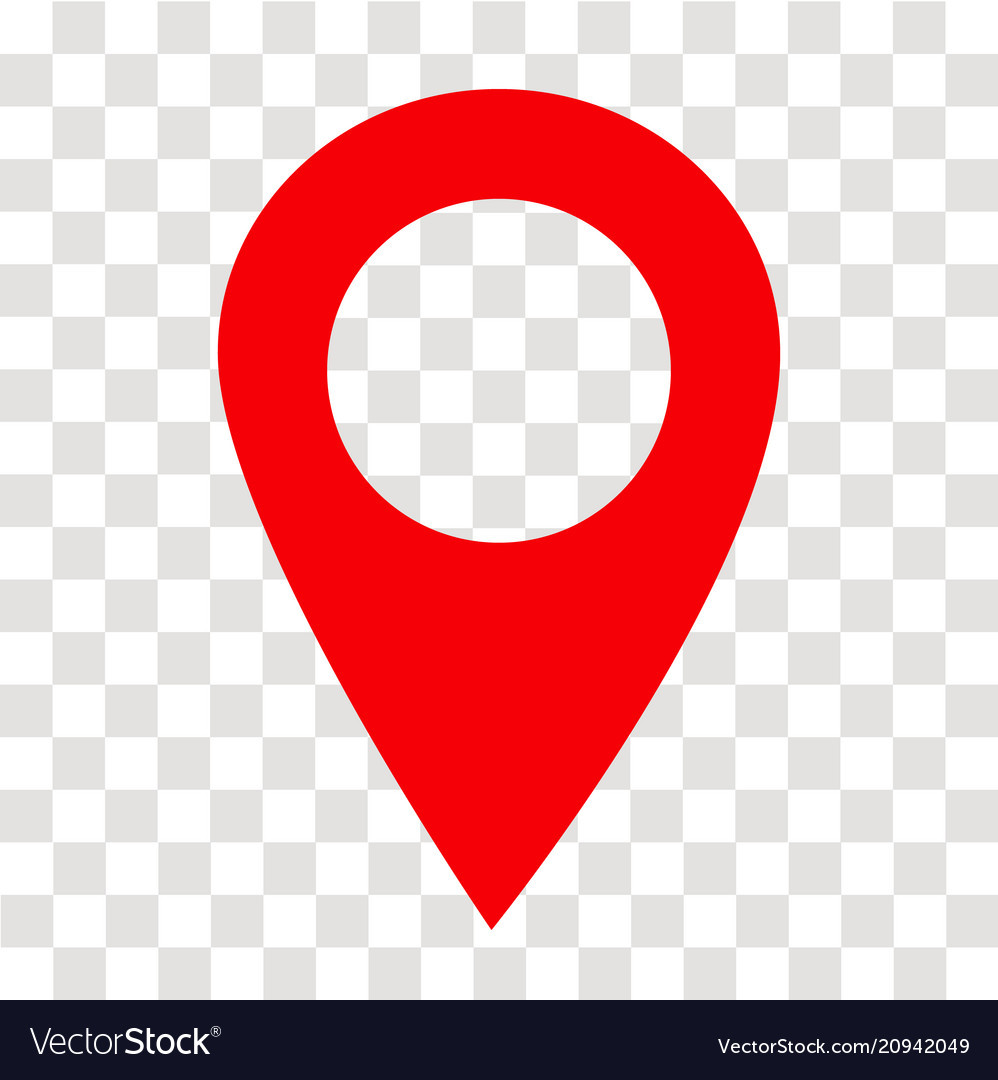 Pins Icon
 Location pin icon on transparent location pin Vector Image