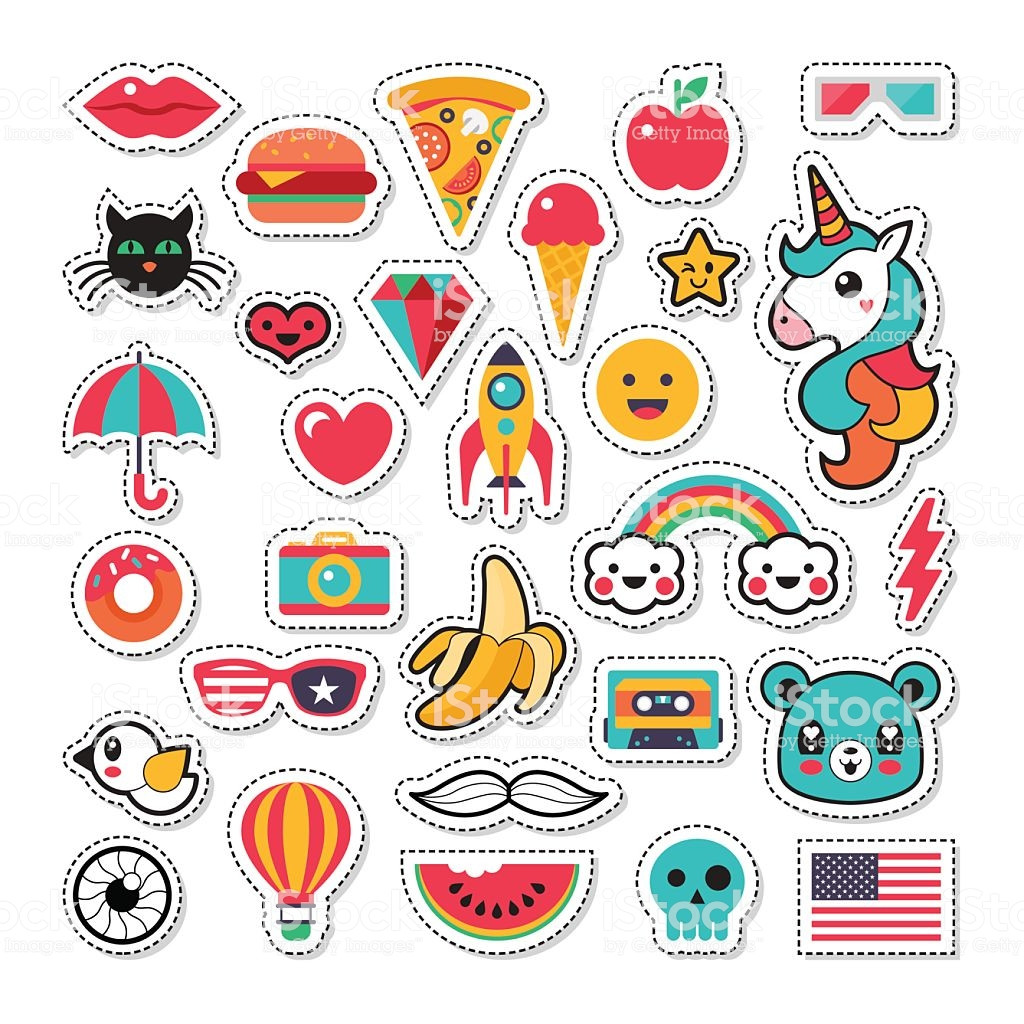 Pins Imprimibles
 Trendy Fashion Chic Patches Pins Badges And Stickers