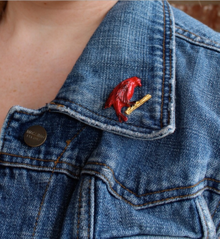 Pins On Denim Jacket
 Vintage Pins on a Denim Jacket