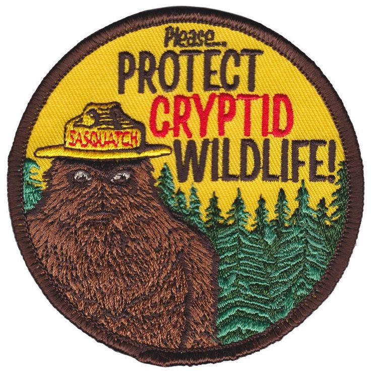 Pins Parches
 Cryptid PSA Patch