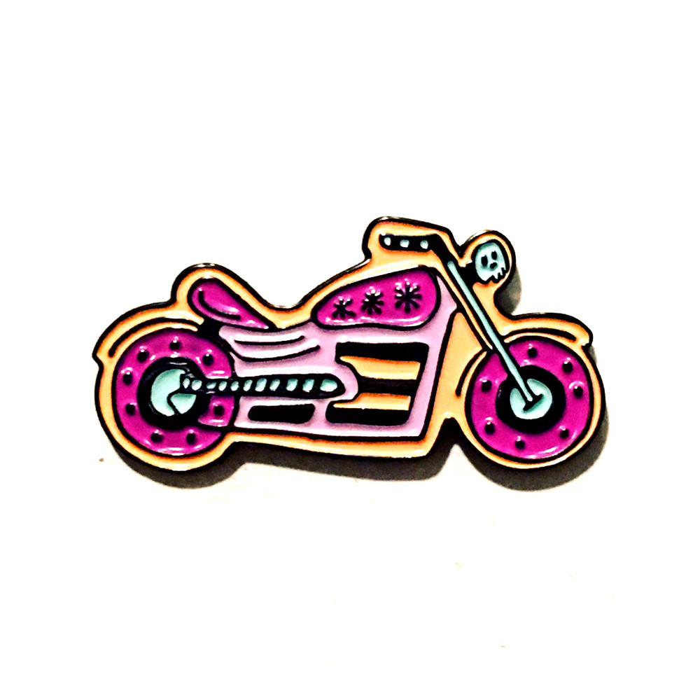 Pins Parches
 Pins & Patches LAPEL PINS Pastel Motorcycle Lapel Pin