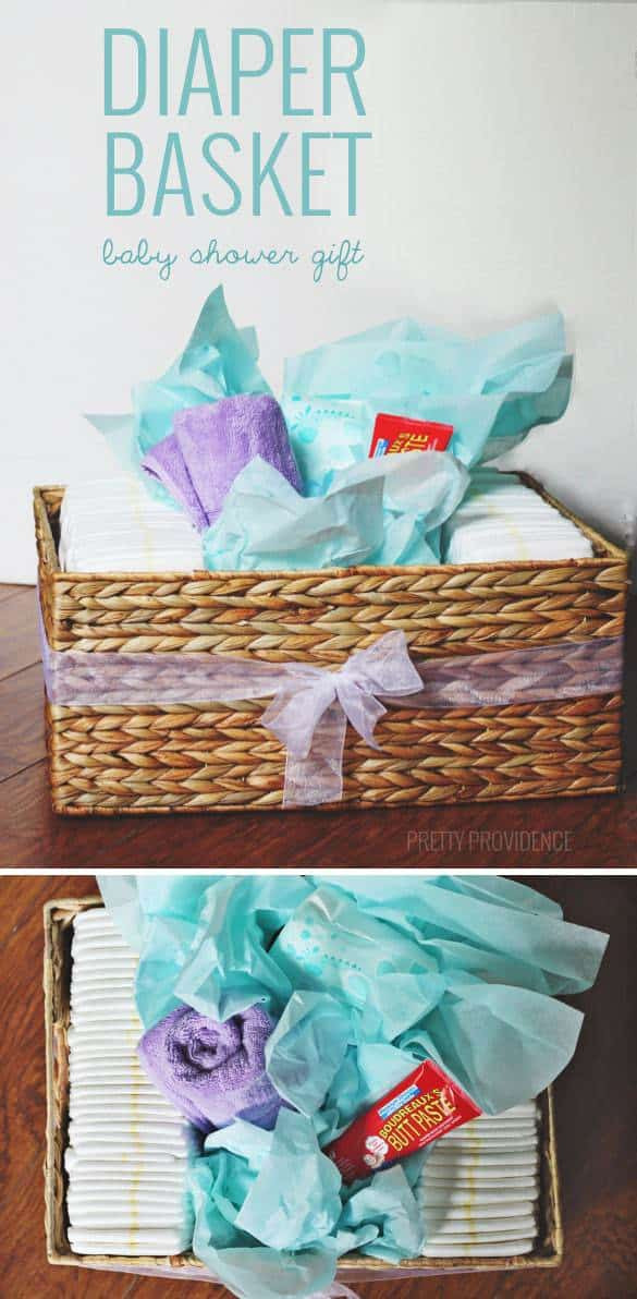 Pinterest Baby Gifts
 Diaper Basket Baby Shower Gift