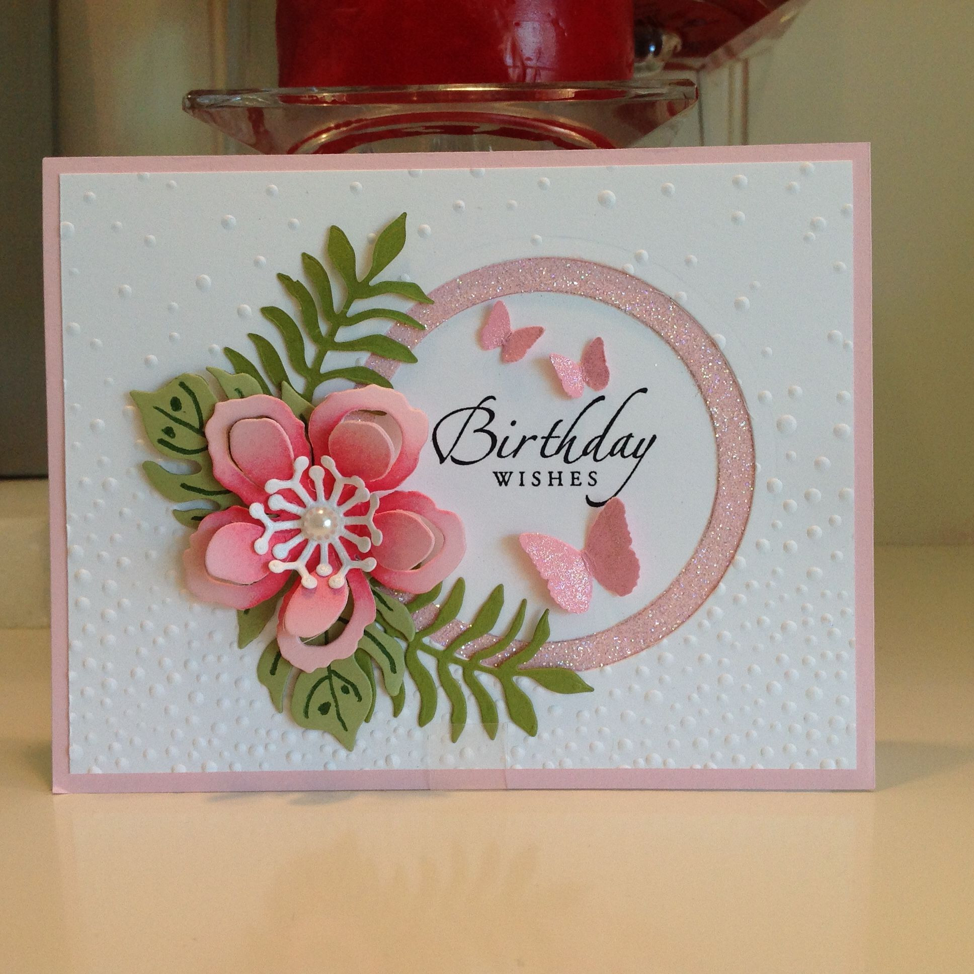 Pinterest Birthday Cards
 Happy Birthday card using Stampin Up Botanical Blooms