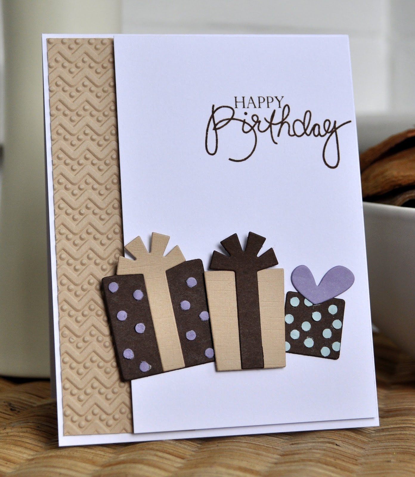 Pinterest Birthday Cards
 Inky Fingers Papertrey Ink Uni birthday card