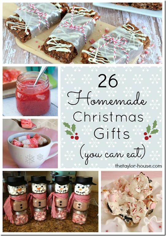 Pinterest Homemade Christmas Gifts
 26 Edible Homemade Christmas Gift Ideas