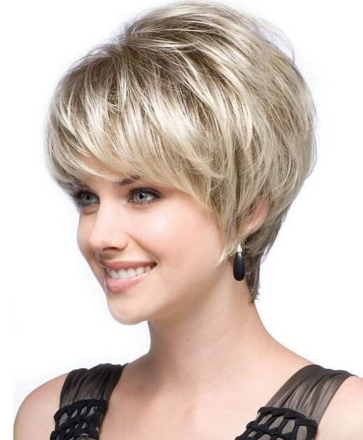 Pinterest Medium Hairstyles
 Best and Cute Haircut for Round Faces and Thin Hair of