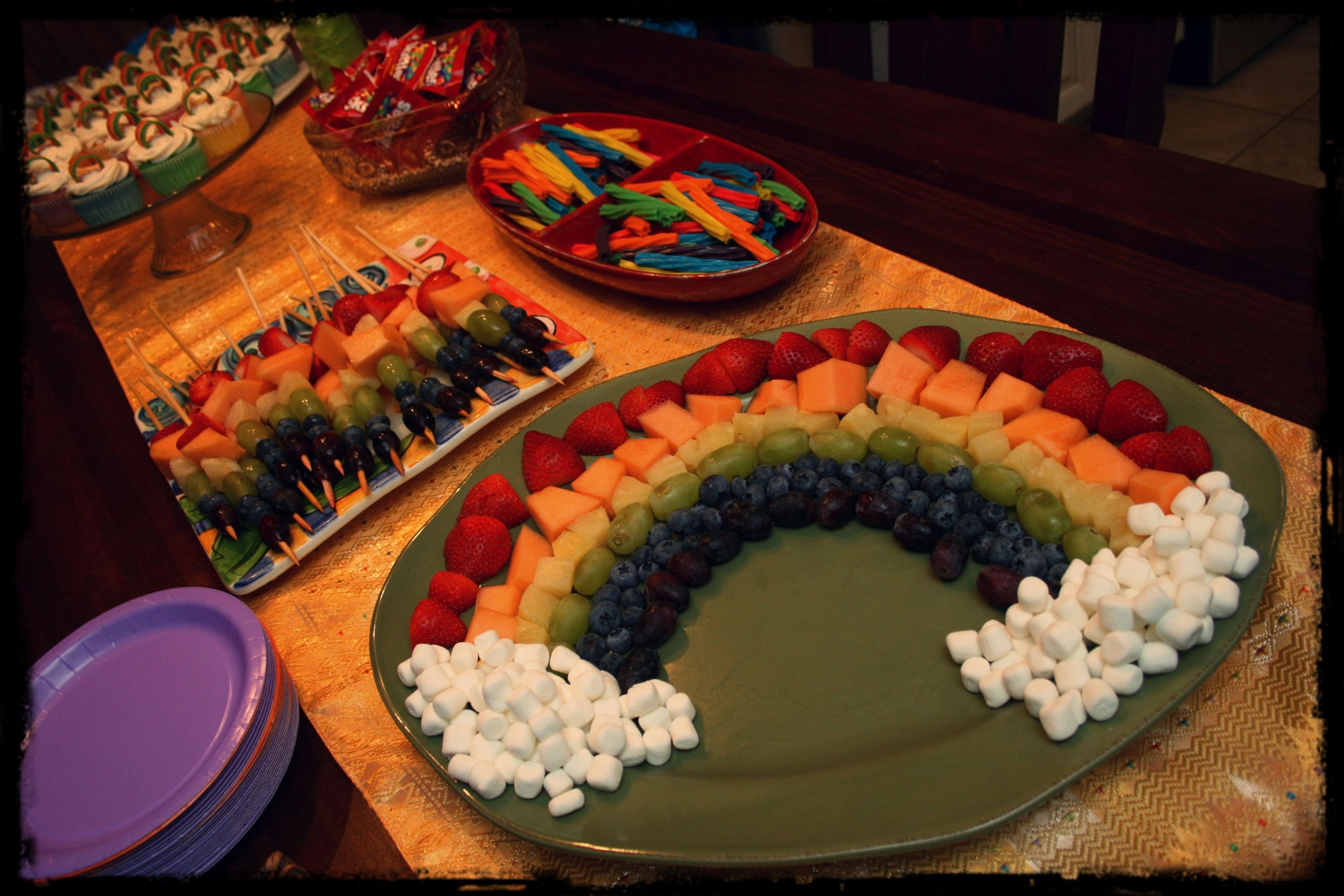 Pinterest Party Food Ideas
 Rainbow Birthday Food Ideas Art Party Ideas