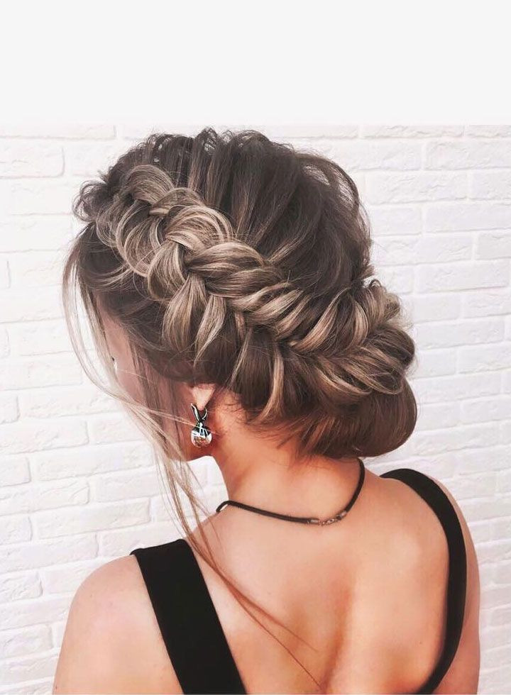 Pinterest Updo Hairstyles
 Beautiful crown braid with updo wedding hairstyle
