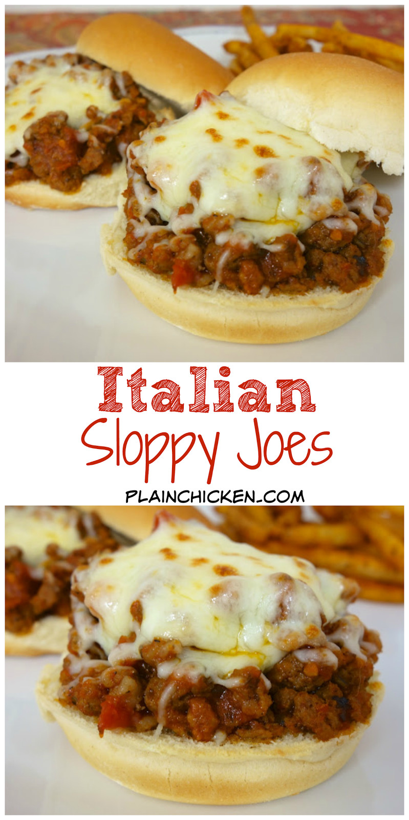 Pioneer Woman Italian Sloppy Joes
 Italian Sloppy Joes
