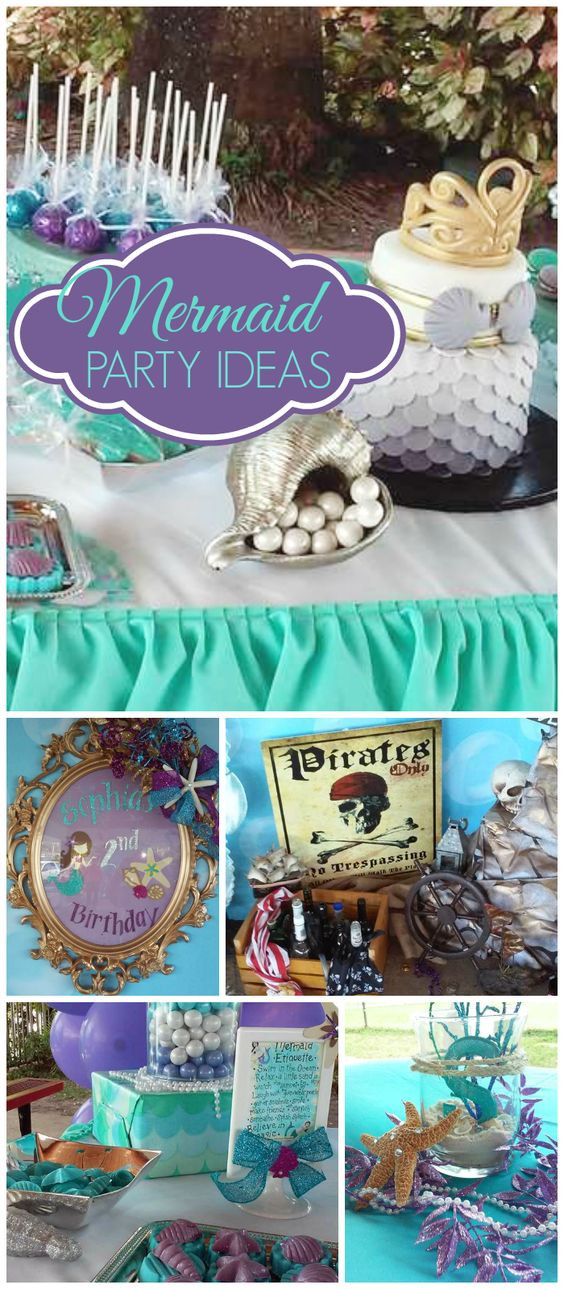 Pirate And Mermaid Party Ideas
 Pinterest • The world’s catalog of ideas