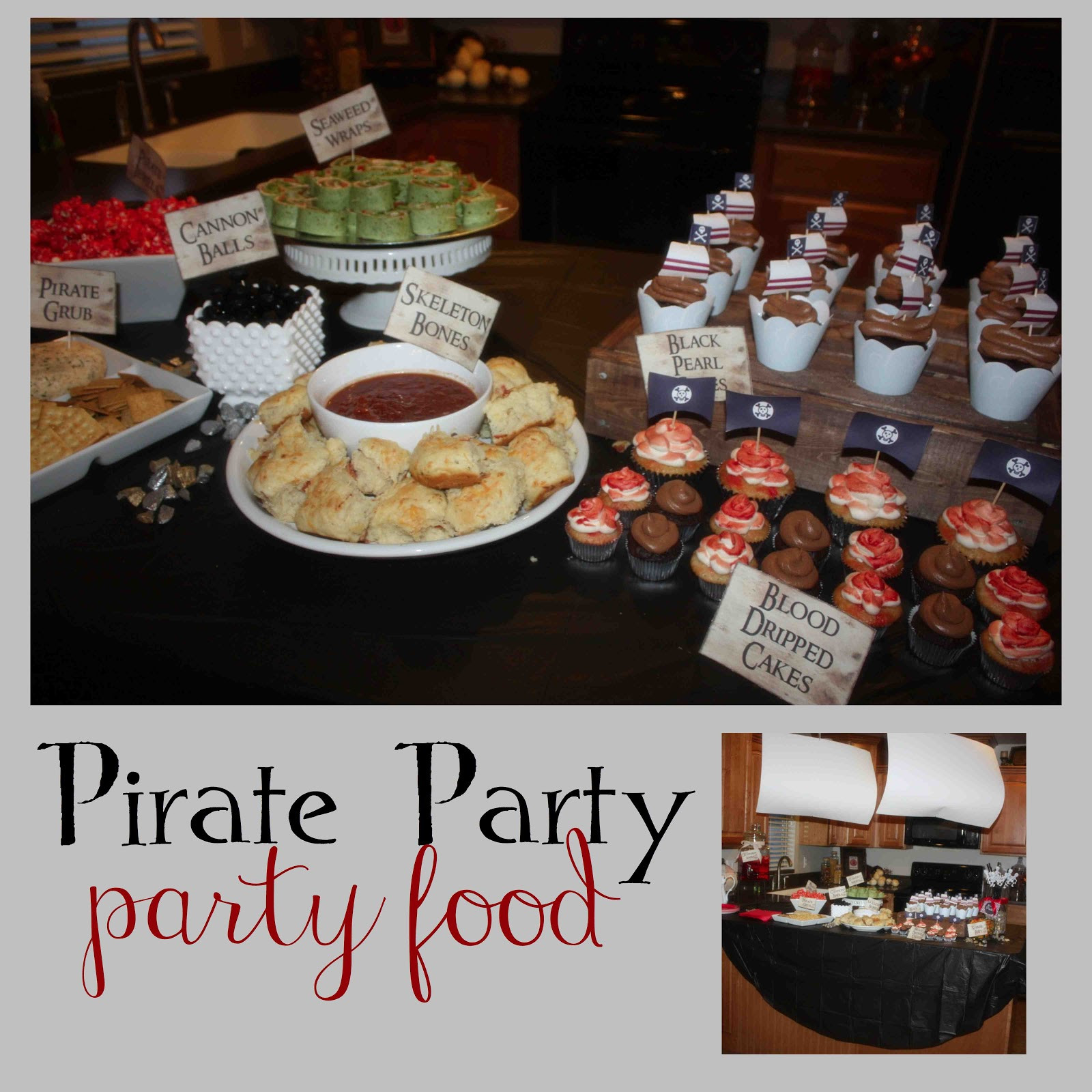 Pirate Party Food Ideas
 just Sweet and Simple Pirate Party