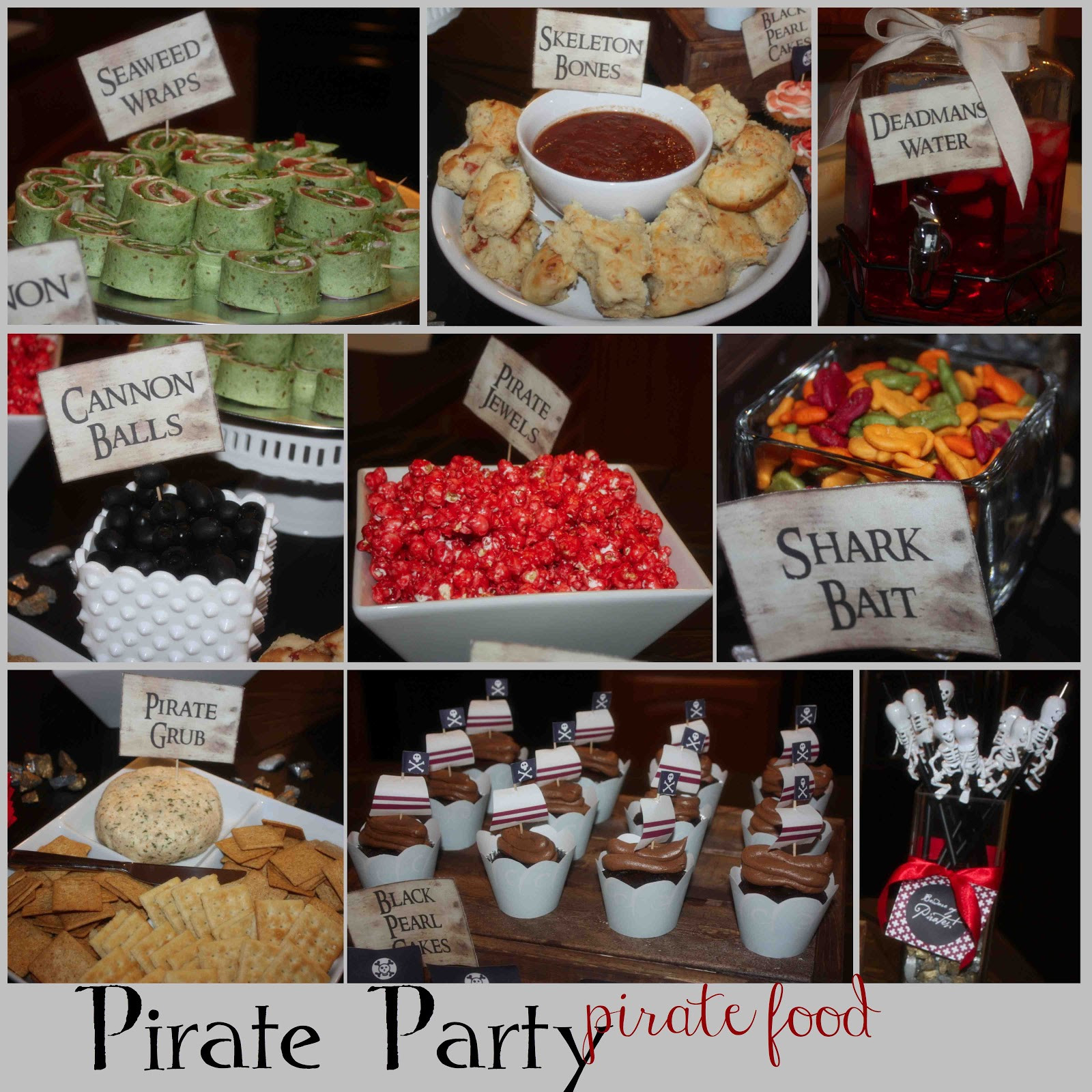 Pirate Party Food Ideas
 just Sweet and Simple Kids Pirate Party