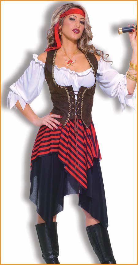Pirates DIY Costumes
 Homemade Women Pirate Costumes