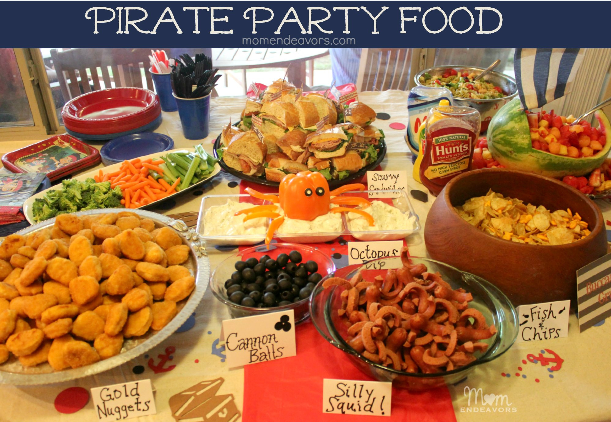 Pirates Party Food Ideas
 Pirate party food Kids Pirate Party