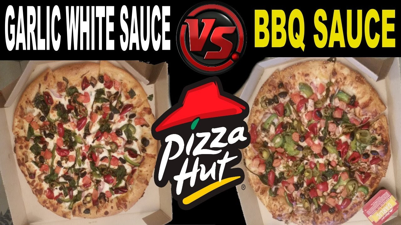 Pizza Hut Garlic Sauce
 Pizza Hut Review Garlic White Sauce VS BBQ Sauce Pizza